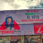 “No se deje Amayear el voto” la polémica valla instalada en el sur de Tunja