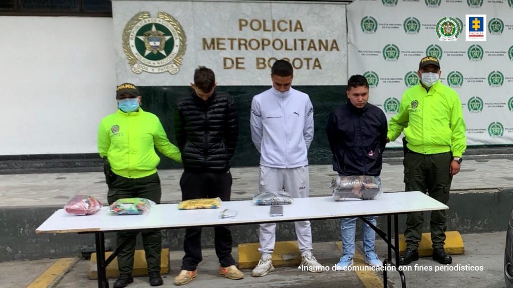 Ofensiva contra las bandas delincuenciales responsables de homicidios, hurtos y narcomenudeo en Bogotá