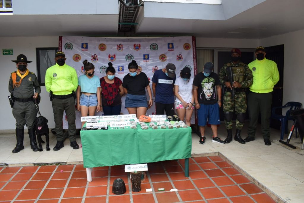 Privadas de la libertad cinco personas que estarían dedicadas al almacenamiento, venta y distribución de estupefacientes en Campoalegre (Huila)