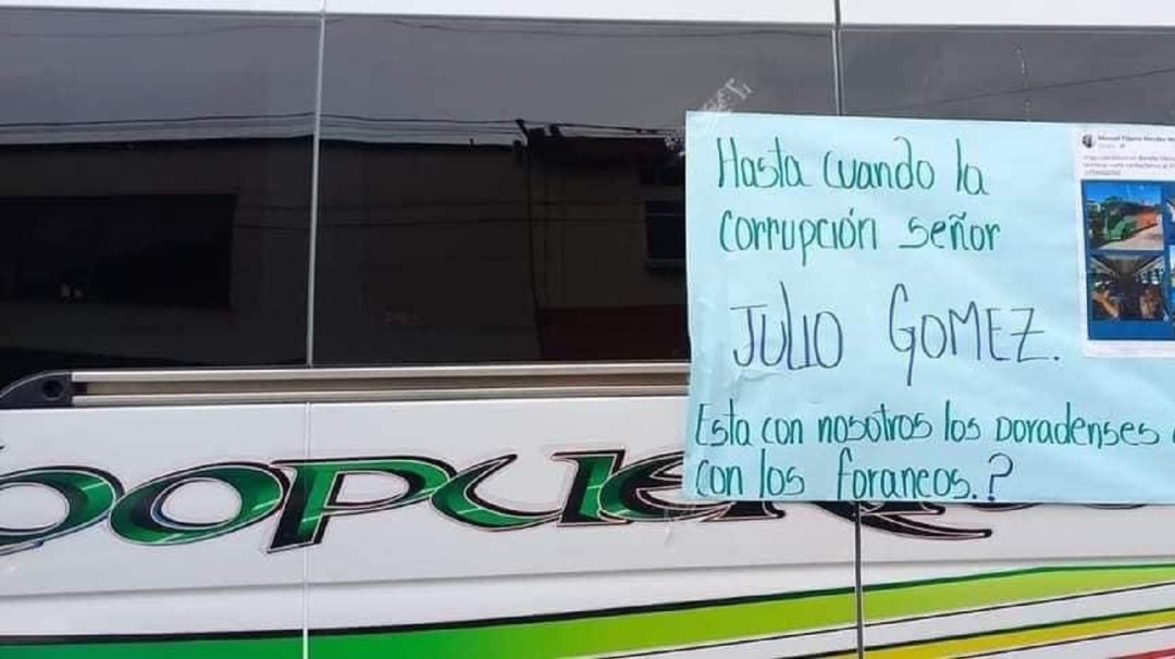 Protestaron en La Dorada, por la piratería en el gremio transportador