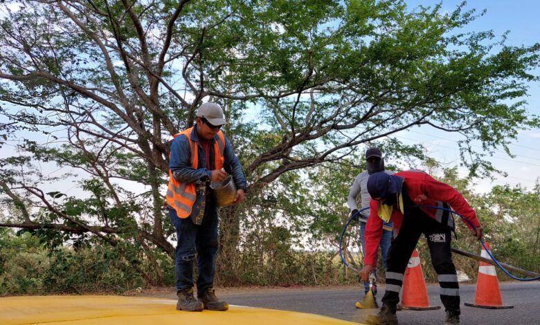 Reductores de velocidad en zona rural de Yopal