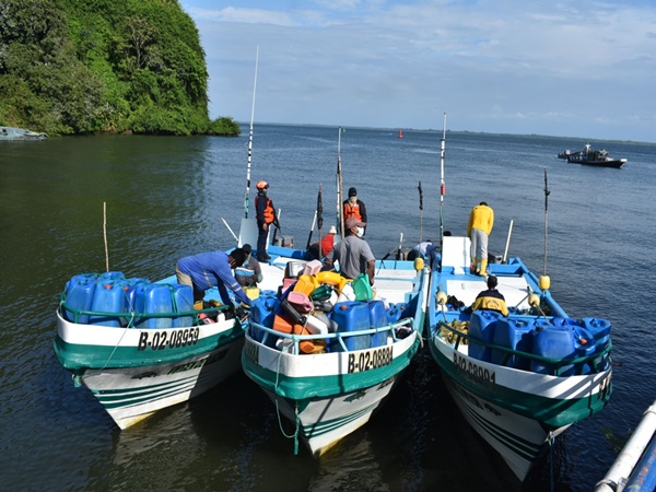 Incautaron 1.6 toneladas de pesca ilegal en aguas de Nariño