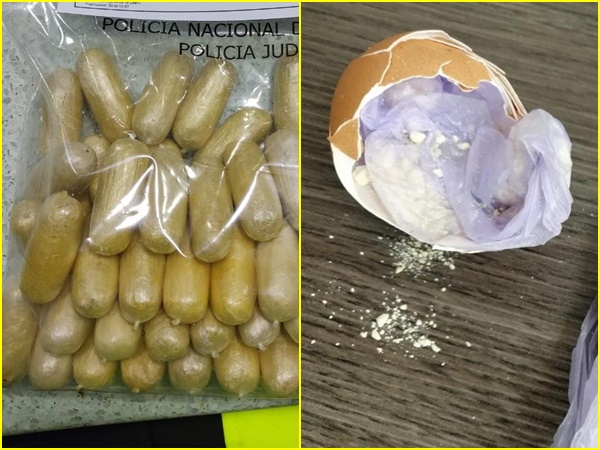 ‘Narcohuevo’: a mujer en Pasto le encontraron dosis de bazuco recubierto con cascaras