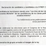 ‘Renunciatón’ de candidatos a curules de Paz por la circunscripción #12