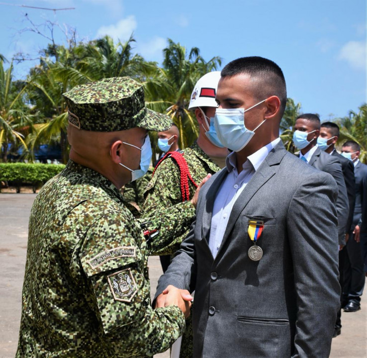 48 infantes de marina cumplieron con satisfacción su servicio militar en la isla