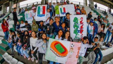 900 niños de Manizales cumplieron su sueño de ir al Estadio Palogrande a ver al Once Caldas