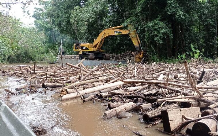 Alcalde municipal de Riosucio – Chocó, muestra avances en los trabajos de destronque de las cuencas de los Ríos: Trubandó, Chintadó y Quiparadó.