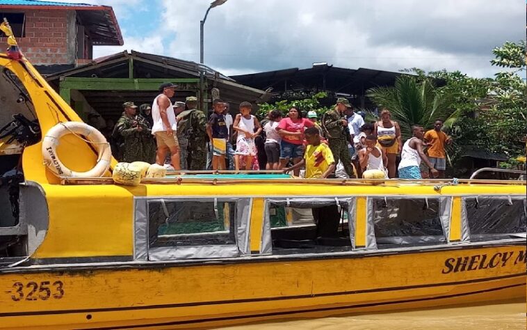 Armada de Colombia rescata nueve ciudadanos secuestrados en el Municipio de el Litoral del San Juan.