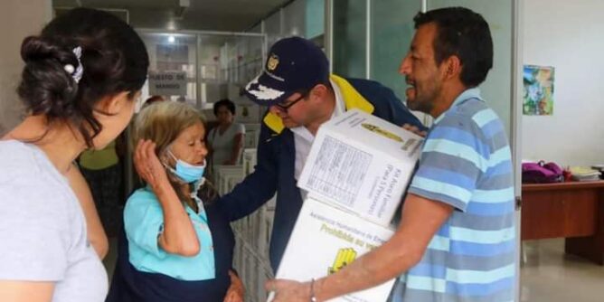 Ayuda humanitaria a 237 familias de Ancuya