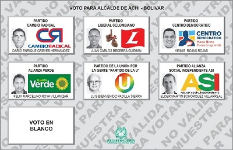 Bolívar | Seis candidatos en las elecciones atípicas de Achí