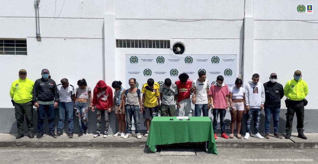 Con 12 capturas de presuntos integrantes de ‘Los Galleros’ la Fiscalía en Valle del Cauca esclareció un doble homicidio