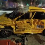 Con múltiples heridas resultó el taxista involucrado en aparatoso accidente de tránsito en La Cordialidad