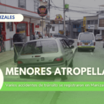 Cuatro menores fueron atropelladas este martes en Manizales