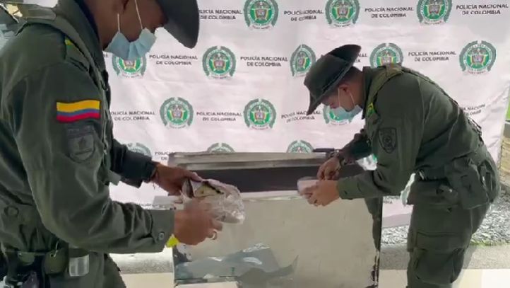 Dentro de una nevera encuentran cargamento de marihuana