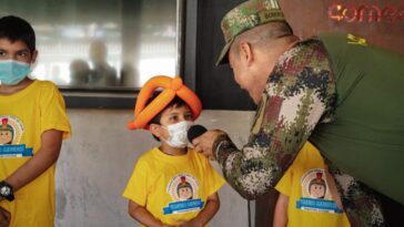 El Ejército Nacional invitó a 25 niños a celebrar el Burger Fest