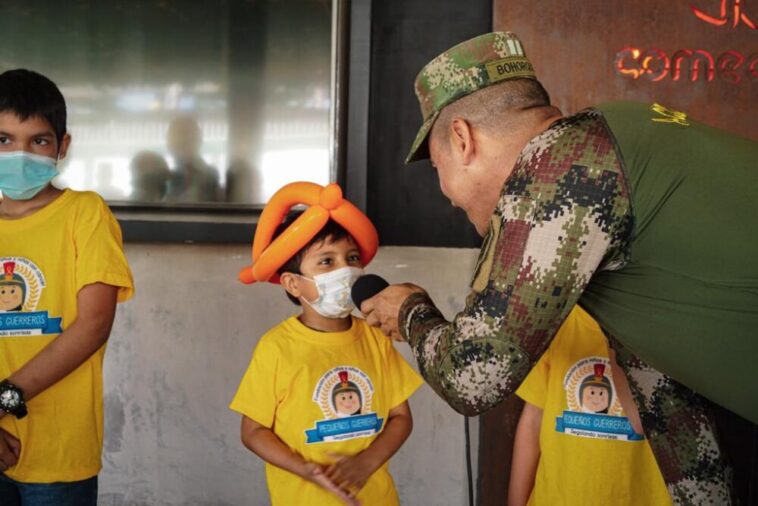 El Ejército Nacional invitó a 25 niños a celebrar el Burger Fest