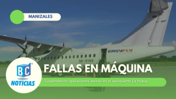 Falla en máquina de bomberos suspendió las operaciones aéreas en La Nubia