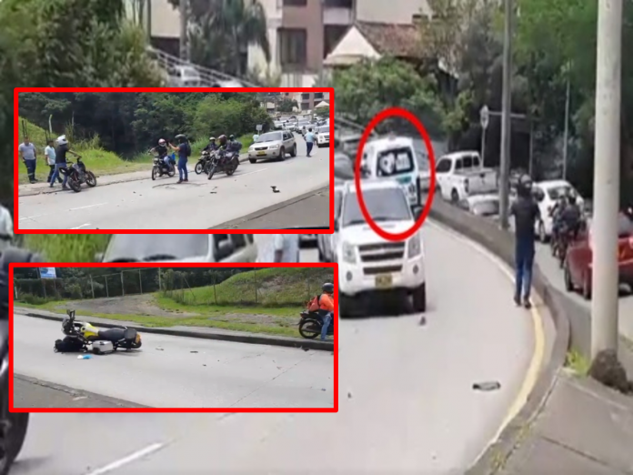 Iba contra la corriente y 'volaba': Movilidad en ambulancia que chocó contra motociclistas en West Cali