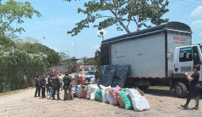 Incautan prendas de las fuerzas Militares en Arauca capital