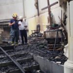 Incendio afectó 90% de la estructura de la iglesia San Marcos Evangelista