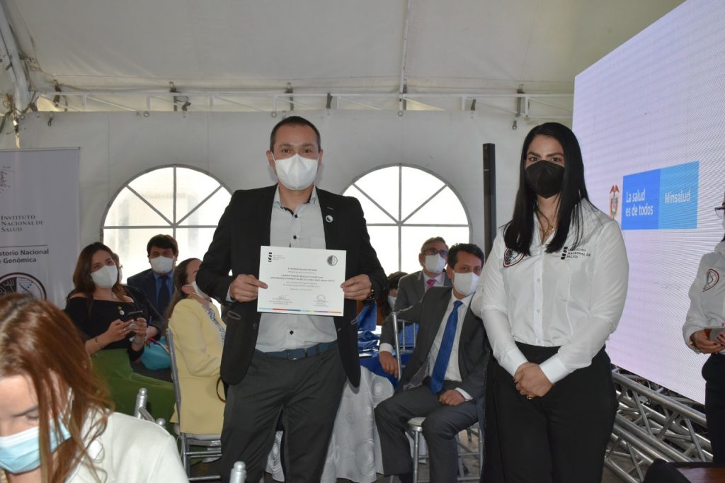 Investigador de la Universidad Cooperativa recibió reconocimiento del Instituto Nacional de Salud