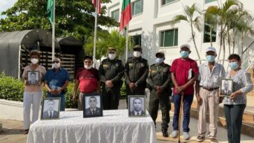 Los rostros de cinco policías fueron honrados en el Día Nacional de la Memoria y Solidaridad