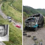 Luis fue la víctima mortal del accidente en Tagua: su camión colisionó con otro vehículo y cayeron al abismo