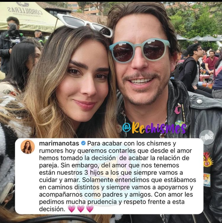 María Manotas habló por primera vez sobre su ruptura con Alejandro Riaño