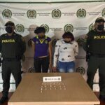 Mujeres capturadas con estupefacientes en el municipio de Baraya