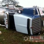 Otro tractocamión accidentado en vías de Casanare