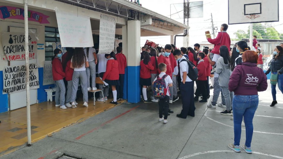 Personería de Manizales verifica quejas allegadas del colegio María Goretti