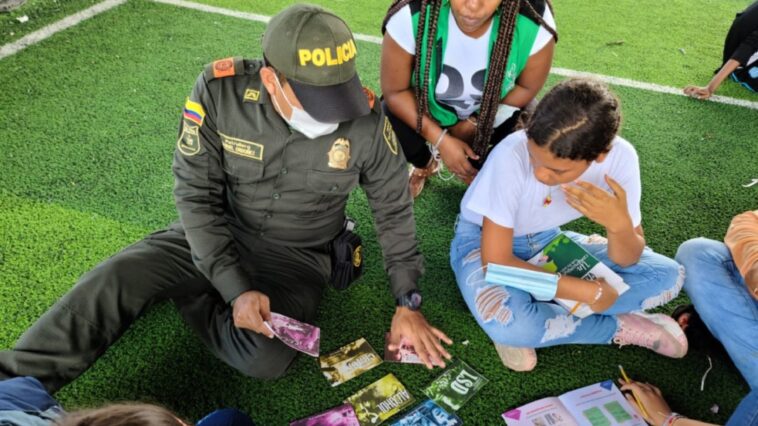 Policía de Bolívar capacitó a niños en prevención al consumo de drogas