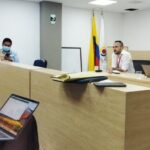 Aspecto de la presencia de la comisión de la Contraloría en el municipio de Hatonuevo.