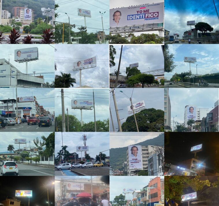 Rifirrafe en las vallas publicitarias entre el alcalde de Cali y Fico Gutiérrez