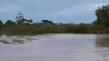 Se desbordó el río Lebrija en Sabana de Torres