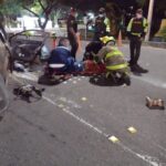Un muerto y tres heridos por choque en avenida Los Libertadores de Cúcuta