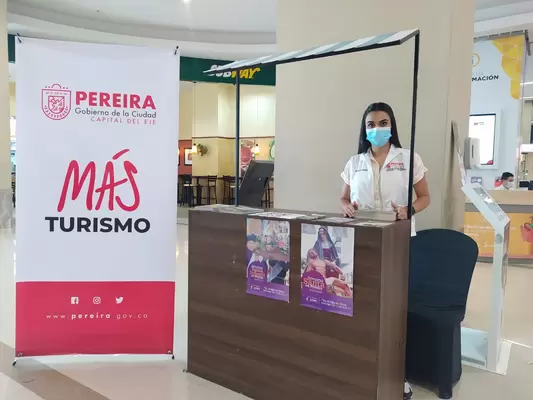 Visitantes podrán encontrar información turística en centros comerciales de Pereira