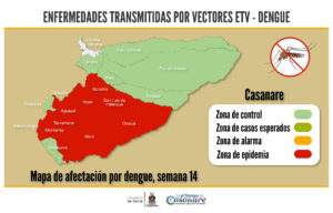 Ya son más de 1.300 casos positivos de dengue en Casanare