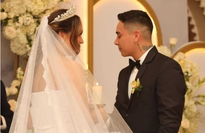 ¡Se casaron! Andrea Valdiri y Felipe Saruma dieron el “Sí” en el altar