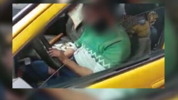 ¿Conductor de taxi ‘tomado’?, en Pasto habría provocado un accidente y se quedó hasta dormido