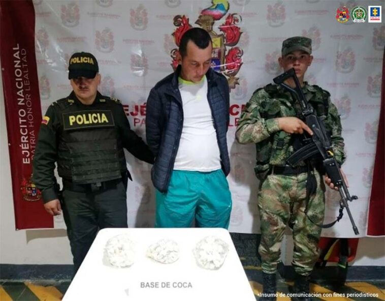 A la cárcel presunto implicado de traficar con más de un kilo de base de cocaína 