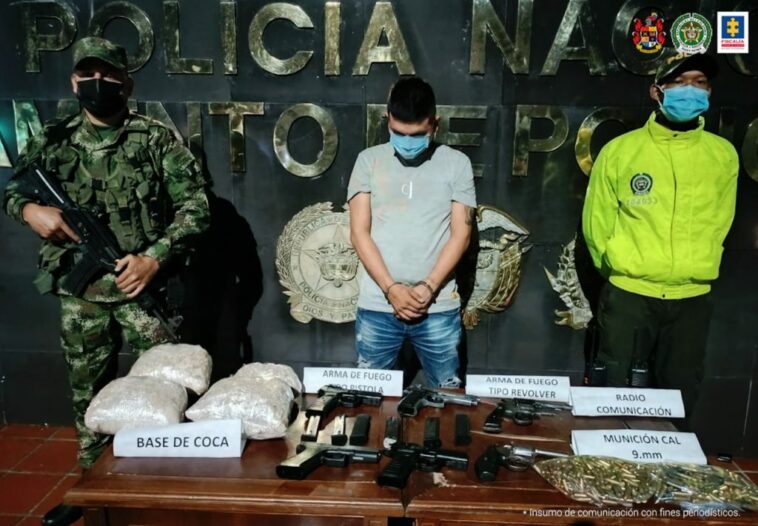 Asegurado uno de los señalados articuladores de las actividades narcotraficantes de las disidencias de las FARC en Putumayo