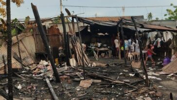 Ayuda humanitaria requieren más de 20 damnificados de incendio en vivienda del barrio Minuto de Dios (Ciénaga)