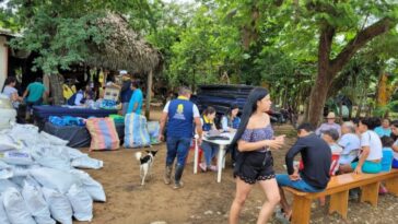 Ayudas humanitarias a familias de Tauramena