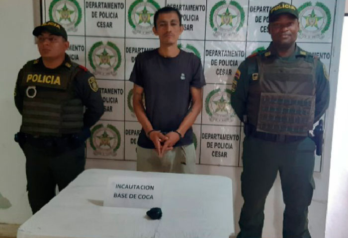 Capturados con droga en Manaure y Aguachica