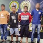 Capturados cuatro hombres por hurto y extorsión en Yopal