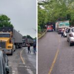 Colapsó la vía alterna de Mojarras – La Unión y suspendieron movilidad de vehículos de carga pesada