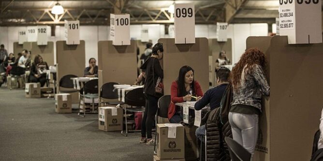 Colombianos habilitados para votar en las elecciones presidenciales