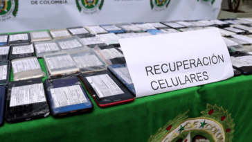Devolvieron 14 celulares que fueron robados en Manizales