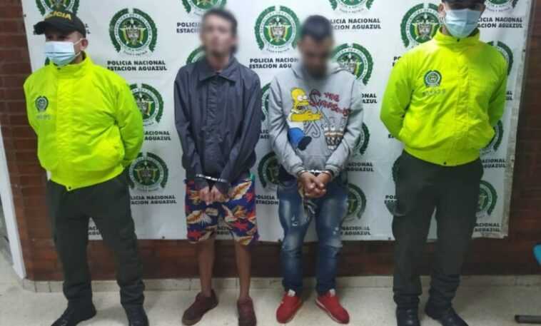 Dos capturados por homicidio en Aguazul
